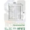 Filtre à huile HIFLOFILTRO - HF972