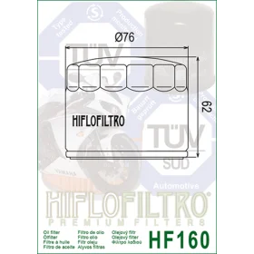 Filtre à huile HIFLOFILTRO - HF160