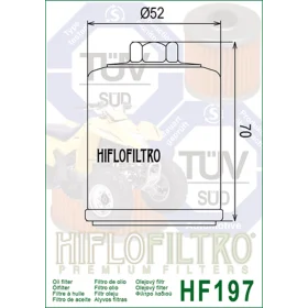 Filtre à huile HIFLOFILTRO - HF197