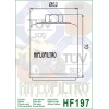 Filtre à huile HIFLOFILTRO - HF197
