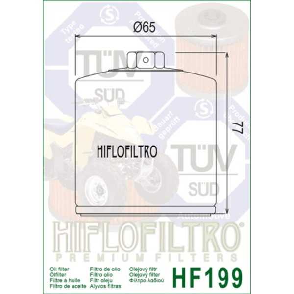 Filtre à huile HIFLOFILTRO - HF199