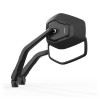 Rétroviseur sur guidon HIGHSIDER pro Esagano-RS - noir/noir