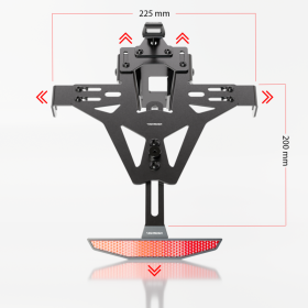 Support de plaque HIGHSIDER Akron-RS Pro - Kawasaki Z750/Z750R/Z1000