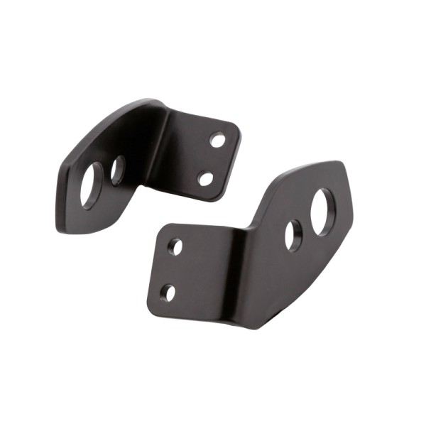 Adaptateurs pour clignotants HIGHSIDER pro modèle d’origine - pour support de plaque Suzuki - noir - la paire