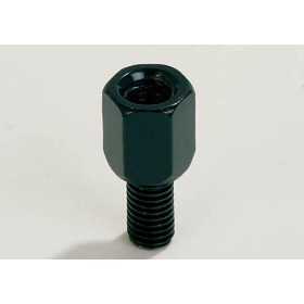 Adaptateur de rétroviseur HIGHSIDER smart M8 filetage à gauche M10 - noir