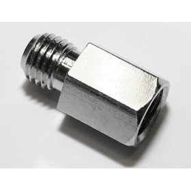 Adaptateur de rétroviseur HIGHSIDER smart M10 filetage à droit M10 - chromé