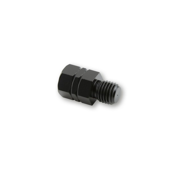Adaptateur de rétroviseur HIGHSIDER smart M10 filetage à droit M10 - noir