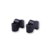Réhausses de pontet de guidon HIGHSIDER pro 25mm - noir