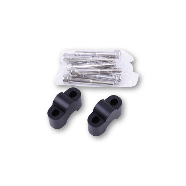 Réhausses de pontet de guidon HIGHSIDER pro 25mm - noir