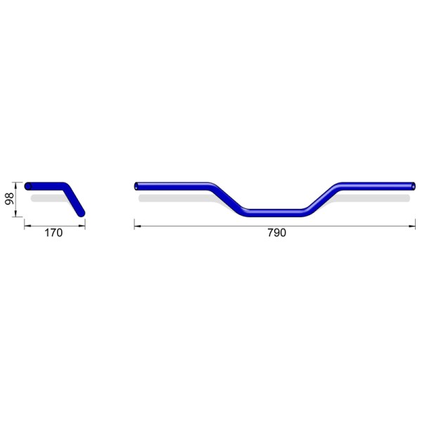 Guidon HIGHSIDER pro Naked Bike A02