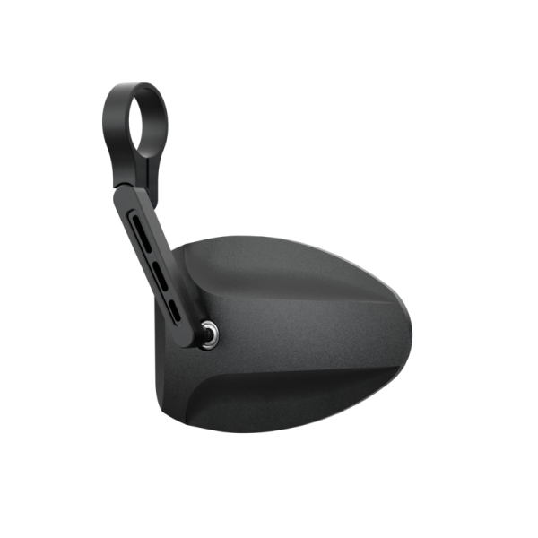 Rétroviseur d\'embout de guidon HIGHSIDER pro Ferrara 2 court - noir - l\'unité