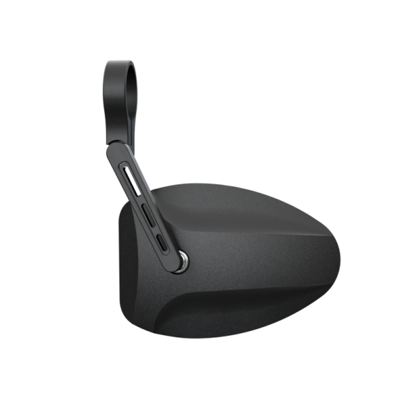 Rétroviseur d\'embout de guidon HIGHSIDER pro Ferrara 2 court - noir - l\'unité