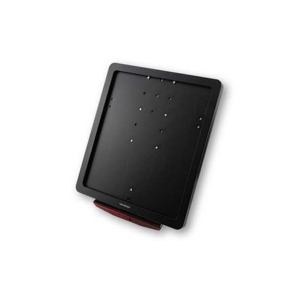 Plaque de montage de plaque d'immatriculation CNC HIGHSIDER, anodisé noir