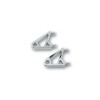Jeu de support de phare HIGHSIDER CNC XS, chromé, la paire