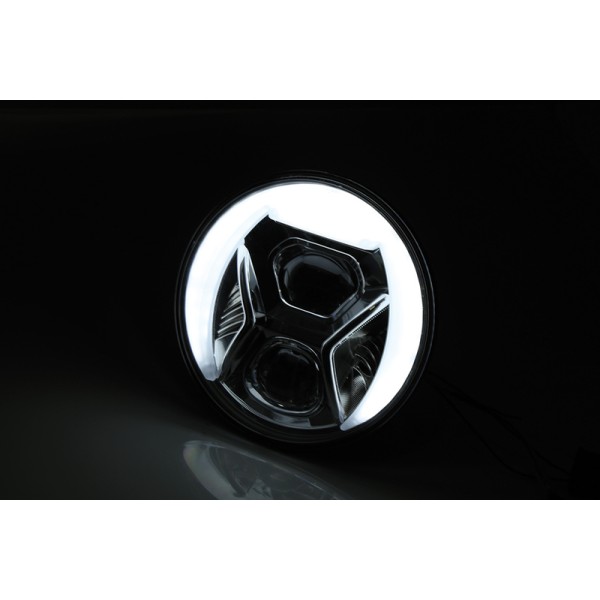 Insert de phare LED HIGHSIDER 7" Type 8