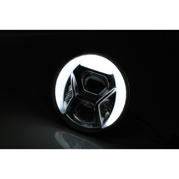 Insert de phare LED HIGHSIDER 7" Type 8