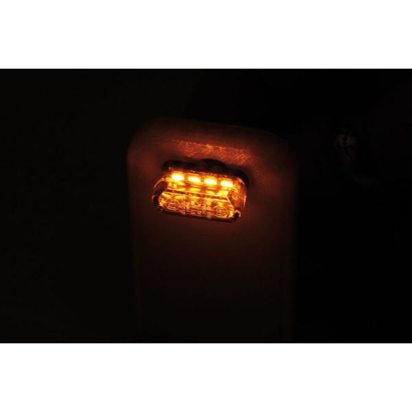 Clignotant LED HIGHSIDER smart Module 1 Pro homologué - verre fumé - la paire