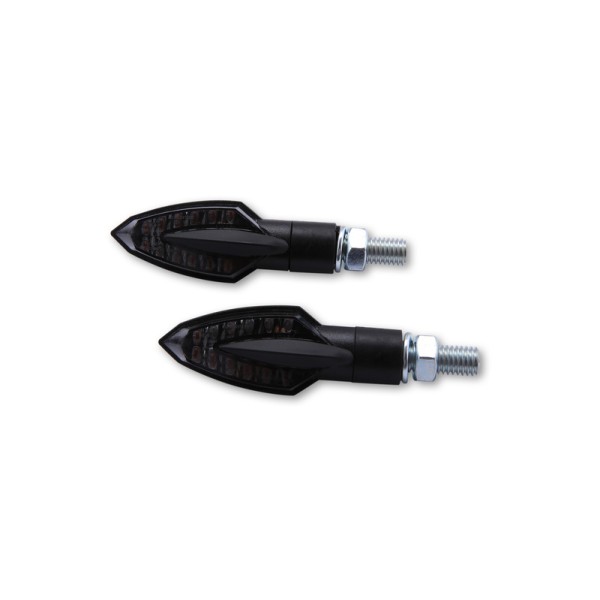 Clignotant LED HIGHSIDER smart Vinci homologué - verre fumé - la paire