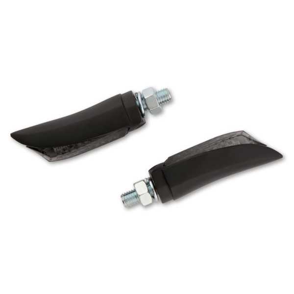 Feu arrière LED HIGHSIDER, feu stop, clignotant ARC, noir