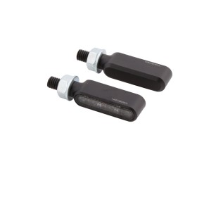 Clignotant LED HIGHSIDER pro Bronx-MX homologué - verre fumé - la paire