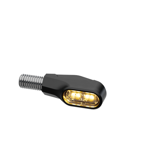Clignotant LED HIGHSIDER pro Ventura-X homologué - verre fumé - la paire
