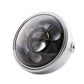 Feu avant LED HIGHSIDER pro Santa FE Type 11 - 7 pouces - avec TFL - homologué E - chromé - à l\'unité