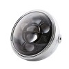 Feu avant LED HIGHSIDER pro Santa FE Type 11 - 7 pouces - avec TFL - homologué E - chromé - à l\'unité