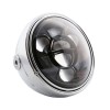 Feu avant LED HIGHSIDER pro Santa FE Type 11 - 7 pouces - avec TFL - homologué E - chromé - à l\'unité