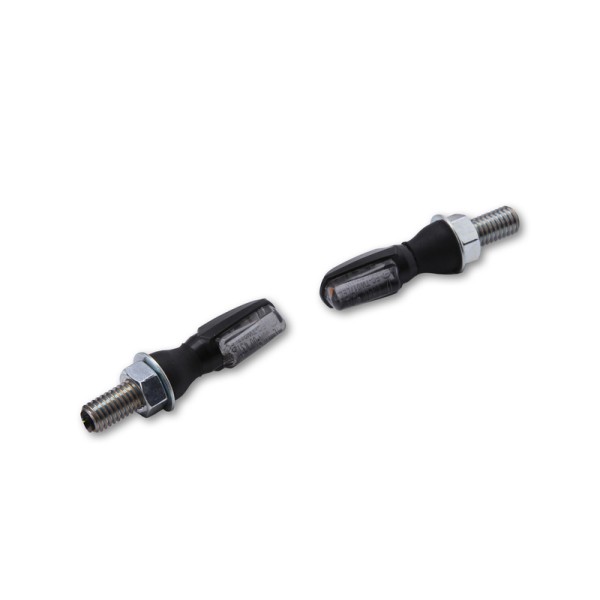 Feu arrière/clignotant LED HIGHSIDER smart Spark 3en1 homologué - verre fumé - la paire