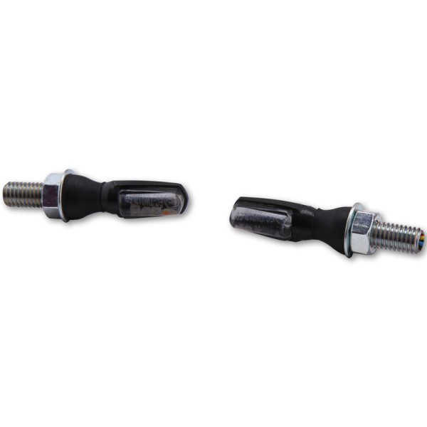 Feu arrière/clignotant LED HIGHSIDER smart Spark 3en1 homologué - verre fumé - la paire