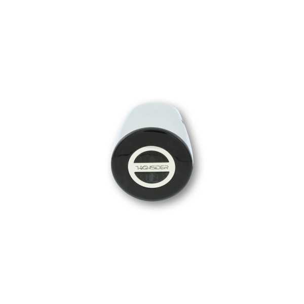 Feu arrière LED HIGHSIDER Rocket Classic chromé