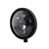 Feu avant LED HIGHSIDER pro Frame-R1 Type 11 - 7 pouces - fixation inférieure - homologué E - noir - à l\'unité