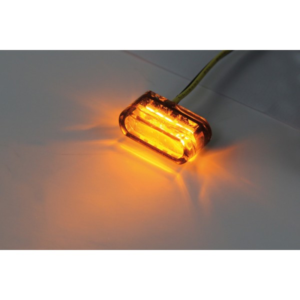 Clignotant LED HIGHSIDER smart Module 1 homologué - verre fumé - la paire