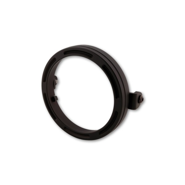 Bague de support de phare HIGHSIDER pro Frame-R2 - 5 3/4 pouces - CNC - fixation latérale - noir