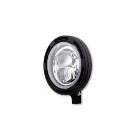 Feu avant LED HIGHSIDER pro Frame-R2 Type 7 - 5 3/4 pouces - fixation inférieure - noir