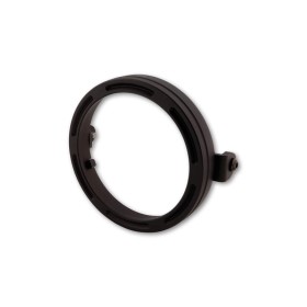 Bague de support de phare HIGHSIDER pro Frame-R1 - 7 pouces - CNC - fixation latérale - noir