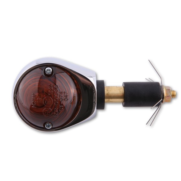 Clignotant de guidon HIGHSIDER smart OCHSENAUGE - verre fumé