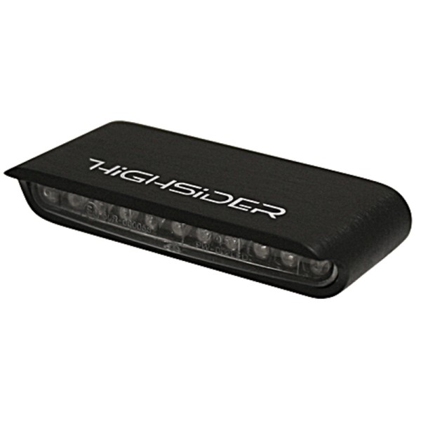 Clignotants LED HIGHSIDER pro - Stripe - noir/translucide - homologué E - la paire