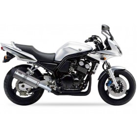 Silencieux IXIL Hexoval Xtrem inox / alu noir - Yamaha FZS 600 Fazer