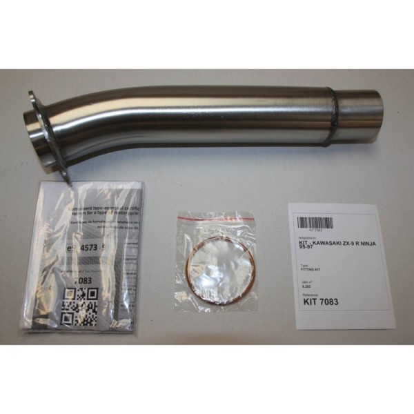 Silencieux IXIL Hexoval Xtrem inox / alu noir - Kawasaki ZX-9R Ninja