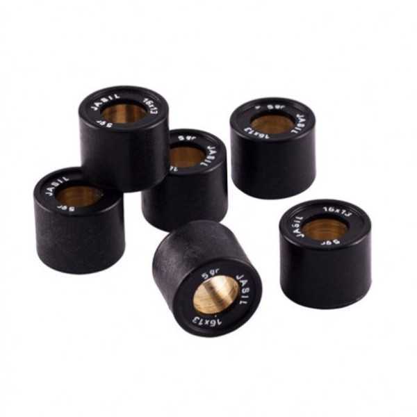 Jeu de galets JASIL 17x12mm 9,5gr - 6 pièces