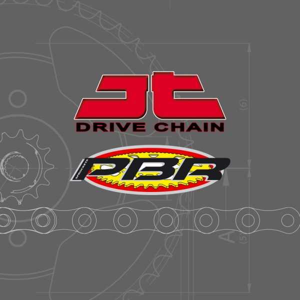 Kit chaîne JT/PBR 525Z3 17/45 super renforcé - couronne standard