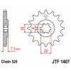 Pignon JT SPROCKETS acier standard 1407 - 520