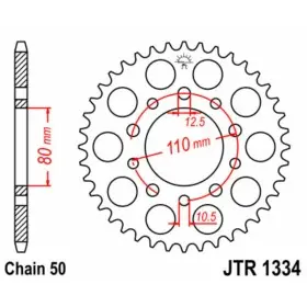 Couronne JT SPROCKETS acier standard 1334 - 530