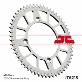Couronne JT SPROCKETS aluminium ultra-light anti-boue 215 - 420