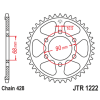 Couronne JT SPROCKETS Acier Standard - 428
