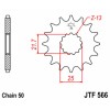 Pignon JT SPROCKETS acier standard 566 - 530