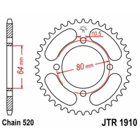 Couronne JT SPROCKETS acier standard 1910 - 520