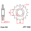 Pignon JT SPROCKETS acier anti-bruit 1332 - 525