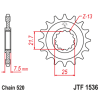 Pignon JT SPROCKETS acier anti-bruit 1536 - 520